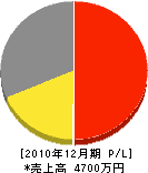 亜興産業デベロップ 損益計算書 2010年12月期 亜興産業デベロップ 損益計算書 2010年12月期
