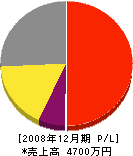 實崎ウィード・プリベント 損益計算書 2008年12月期