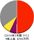 一色塗装工業 損益計算書 2010年3月期