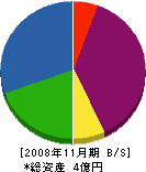 佐藤工務店 貸借対照表 2008年11月期