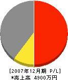 エバタ技建工業 損益計算書 2007年12月期 エバタ技建工業 損益計算書 2007年12月期