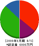 佐塚工務店 貸借対照表 2008年6月期