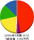 松尾建設 貸借対照表 2008年5月期