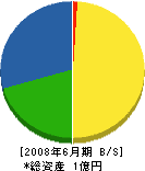 合同建設工業 貸借対照表 2008年6月期