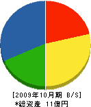 幸田マシナリー 貸借対照表 2009年10月期