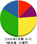 阪神測建 貸借対照表 2008年3月期