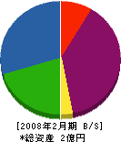 徳島ゴーレックス工業 貸借対照表 2008年2月期