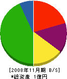 賢島造園土木 貸借対照表 2008年11月期