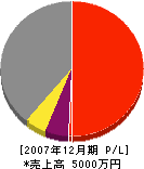 西尾建設 損益計算書 2007年12月期