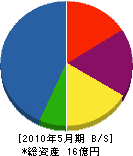 諫山工業 貸借対照表 2010年5月期