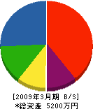 石川建設 貸借対照表 2009年3月期 石川建設 貸借対照表 2009年3月期