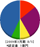 西井産業 貸借対照表 2009年3月期