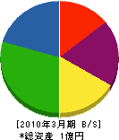 島田電機 貸借対照表 2010年3月期