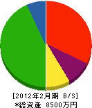 サス小川 貸借対照表 2012年2月期