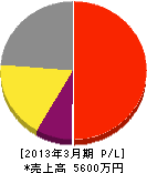 須田塗装 損益計算書 2013年3月期