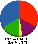 日本リグランド 貸借対照表 2010年9月期