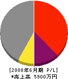 徳山工業 損益計算書 2008年6月期