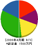 恩田電気 貸借対照表 2008年4月期