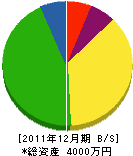 曽根原広業 貸借対照表 2011年12月期