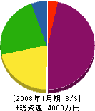 熊田産業 貸借対照表 2008年1月期