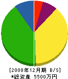 大河原組 貸借対照表 2008年12月期 大河原組 貸借対照表 2008年12月期