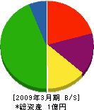 愛知県建設同業者（同） 貸借対照表 2009年3月期