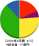 山本組 貸借対照表 2008年4月期