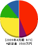 京都黒板製作所 貸借対照表 2009年4月期