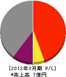 大昭電気工業 損益計算書 2012年3月期