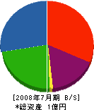 中島建設 貸借対照表 2008年7月期