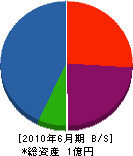 福井窯業 貸借対照表 2010年6月期