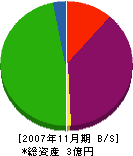 成公ハウジング 貸借対照表 2007年11月期