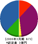 大松建設 貸借対照表 2008年3月期