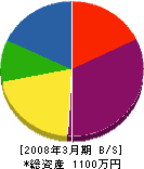 藤元建設 貸借対照表 2008年3月期