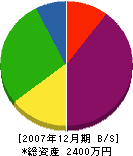 丸富建設 貸借対照表 2007年12月期 丸富建設 貸借対照表 2007年12月期