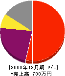 大竹二晴 損益計算書 2008年12月期