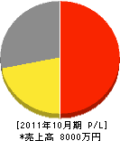 ハイケイ 損益計算書 2011年10月期
