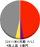 山富士産業 損益計算書 2011年6月期