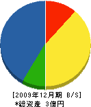 平田工務所 貸借対照表 2009年12月期