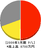 技術開発 損益計算書 2008年3月期