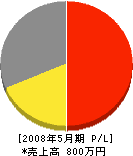 入江電機 損益計算書 2008年5月期