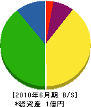 伊勢崎佐波ガス事業(同) 貸借対照表 2010年6月期 伊勢崎佐波ガス事業(同) 貸借対照表 2010年6月期