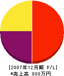 佐藤塗装店 損益計算書 2007年12月期