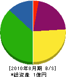 櫻英工業 貸借対照表 2010年8月期