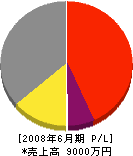 菅誠建設工業 損益計算書 2008年6月期