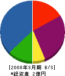 藤田金物 貸借対照表 2008年3月期
