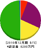 内田管工 貸借対照表 2010年12月期