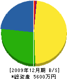 和田設備 貸借対照表 2009年12月期