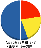 廣峯電気工事店 貸借対照表 2010年12月期