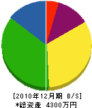 倉田重機建設 貸借対照表 2010年12月期